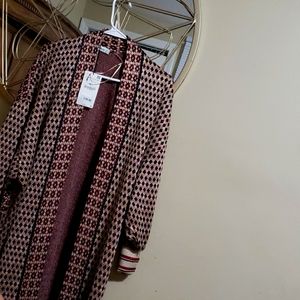 Sparkling Long sweater cardigan Zara